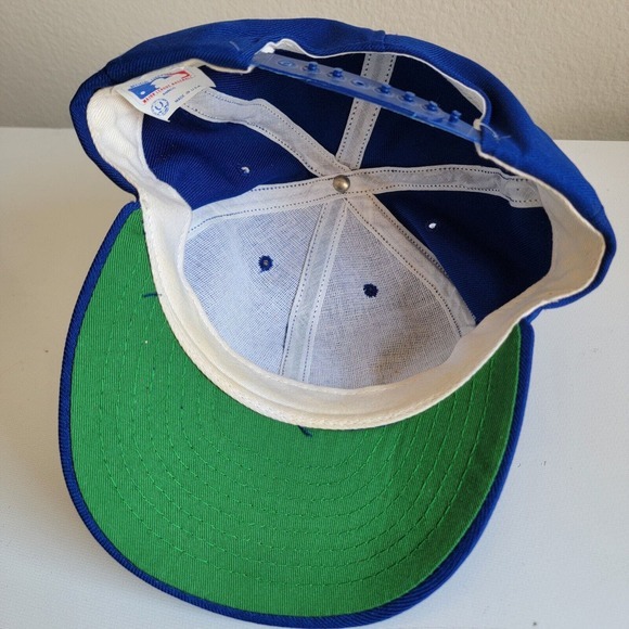 Vintage Annco Chicago Cubs Hat Blue Cap 80s USA MLB Baseball Snapback - Picture 7 of 10